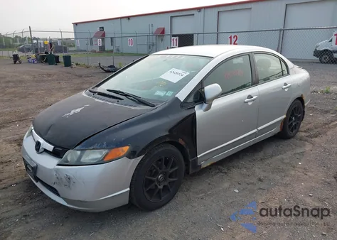 2008 Honda Civic Lx из США, поврежденный, VIN 2HGFA16518H303734